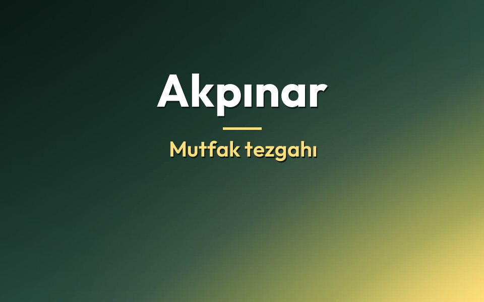 Akpınar Mutfak tezgahı