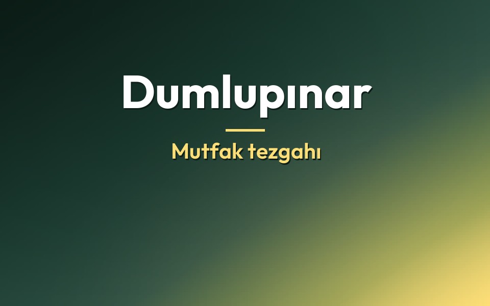Dumlupınar Mutfak tezgahı