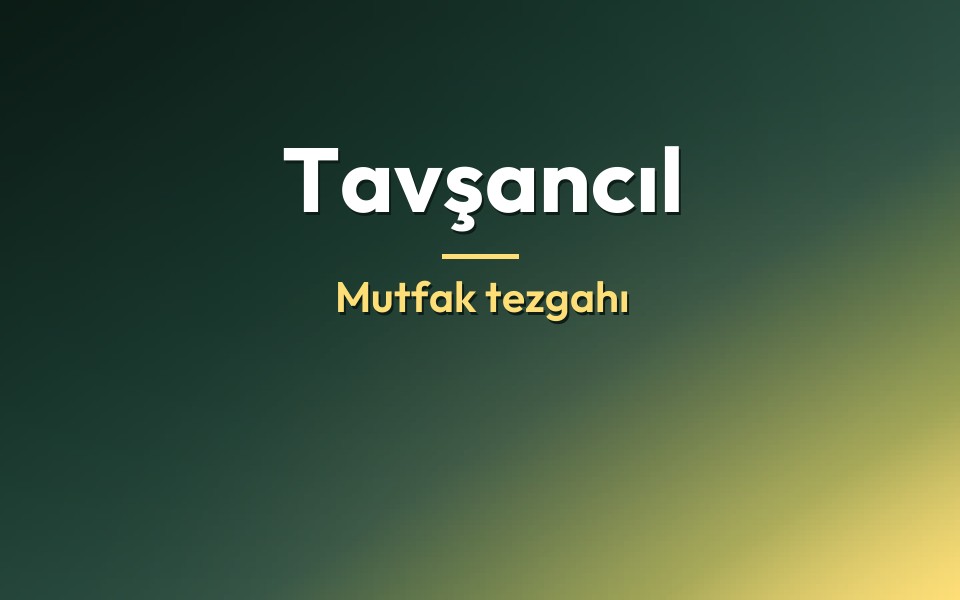 Tavşancıl Mutfak tezgahı
